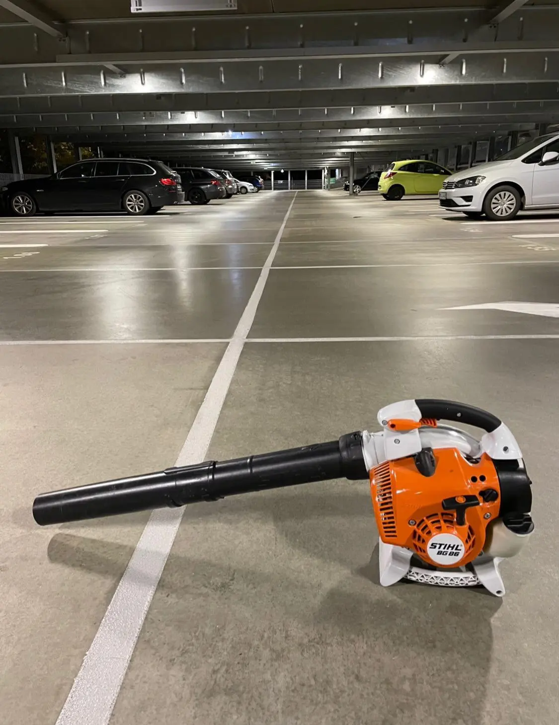 Einsatz in der Tiefgarage
