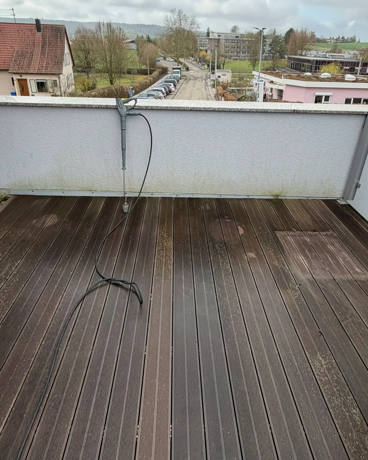 Holzterrasse vorher